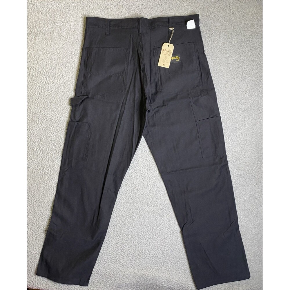 Stan Ray Pants Men 36x32 Black Carpenter Cargo Painter USA UO Casual NWT